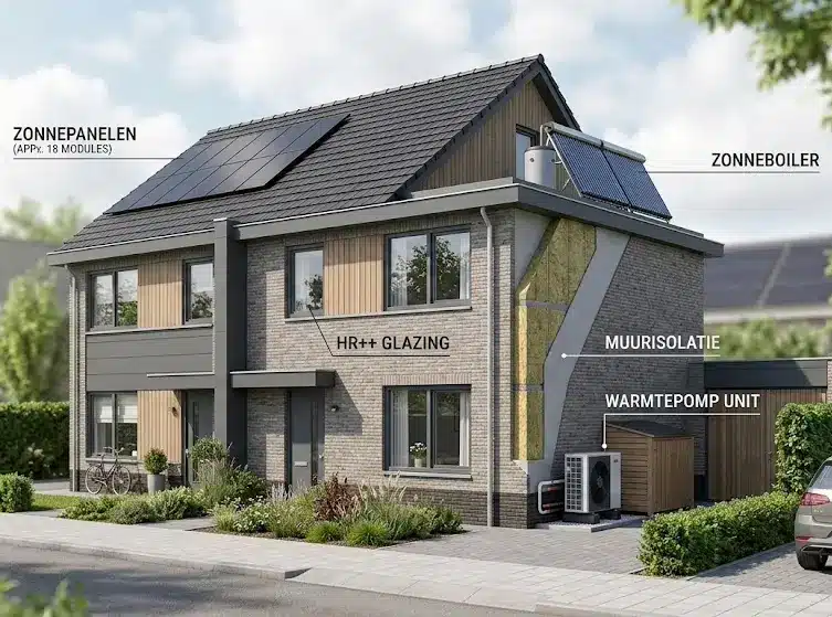 Duurzame woningverbeteringen zonnepanelen HR glas en isolatie